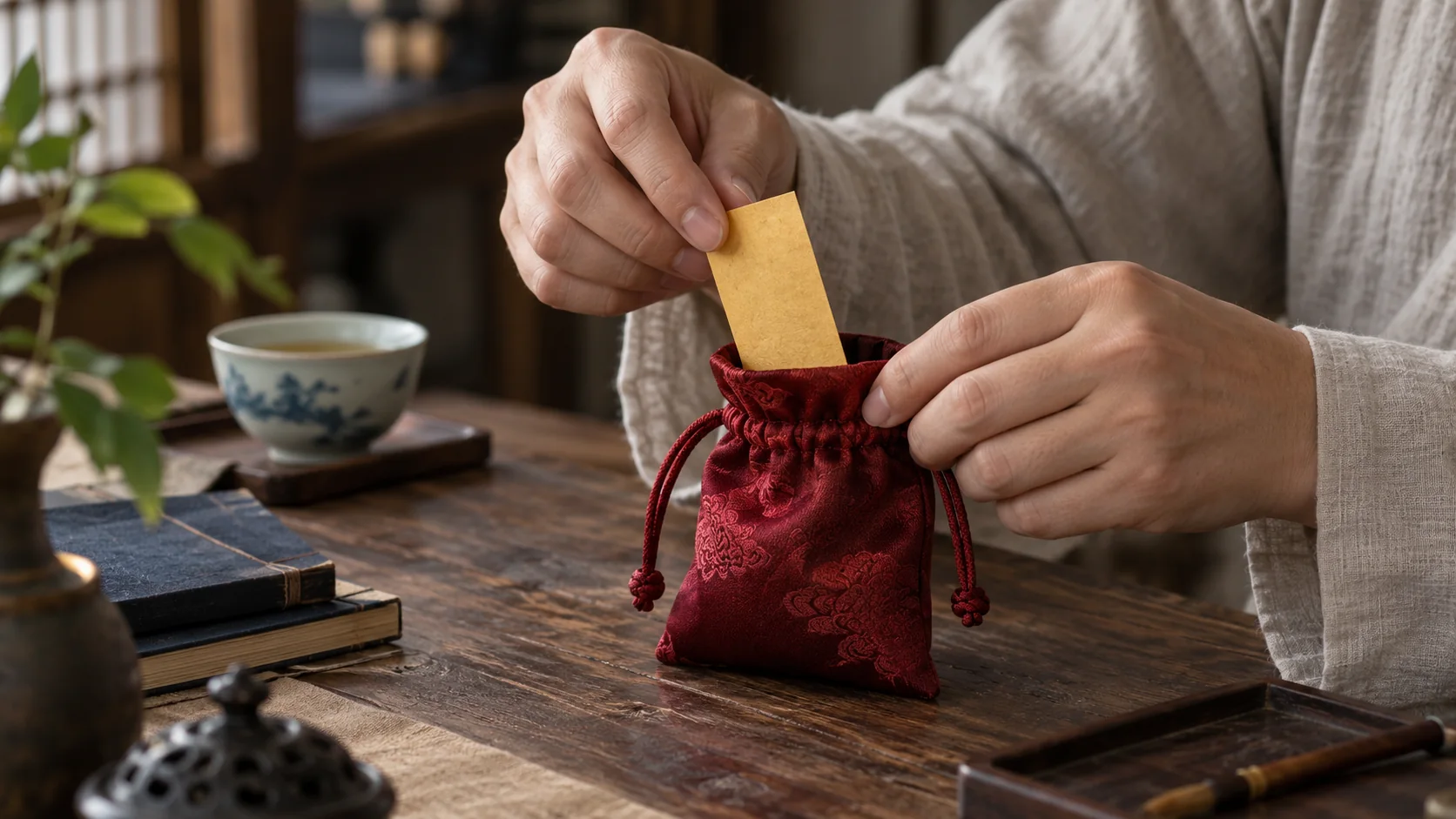 How to Wear a Taoist Talisman Respectfully: Pouches, Placement, and Care